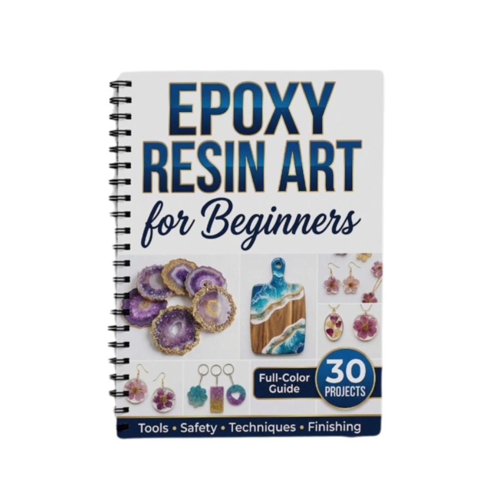 Resin Art Guide Free - دليل فن الإيبوكسي خطوة بخطوة: 30