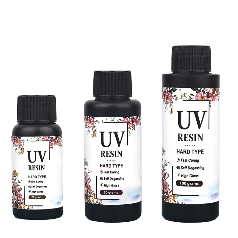 Uv Resin Clear Hard - 20 جرام/50 جرام/100 جرام كريستال الراتنج