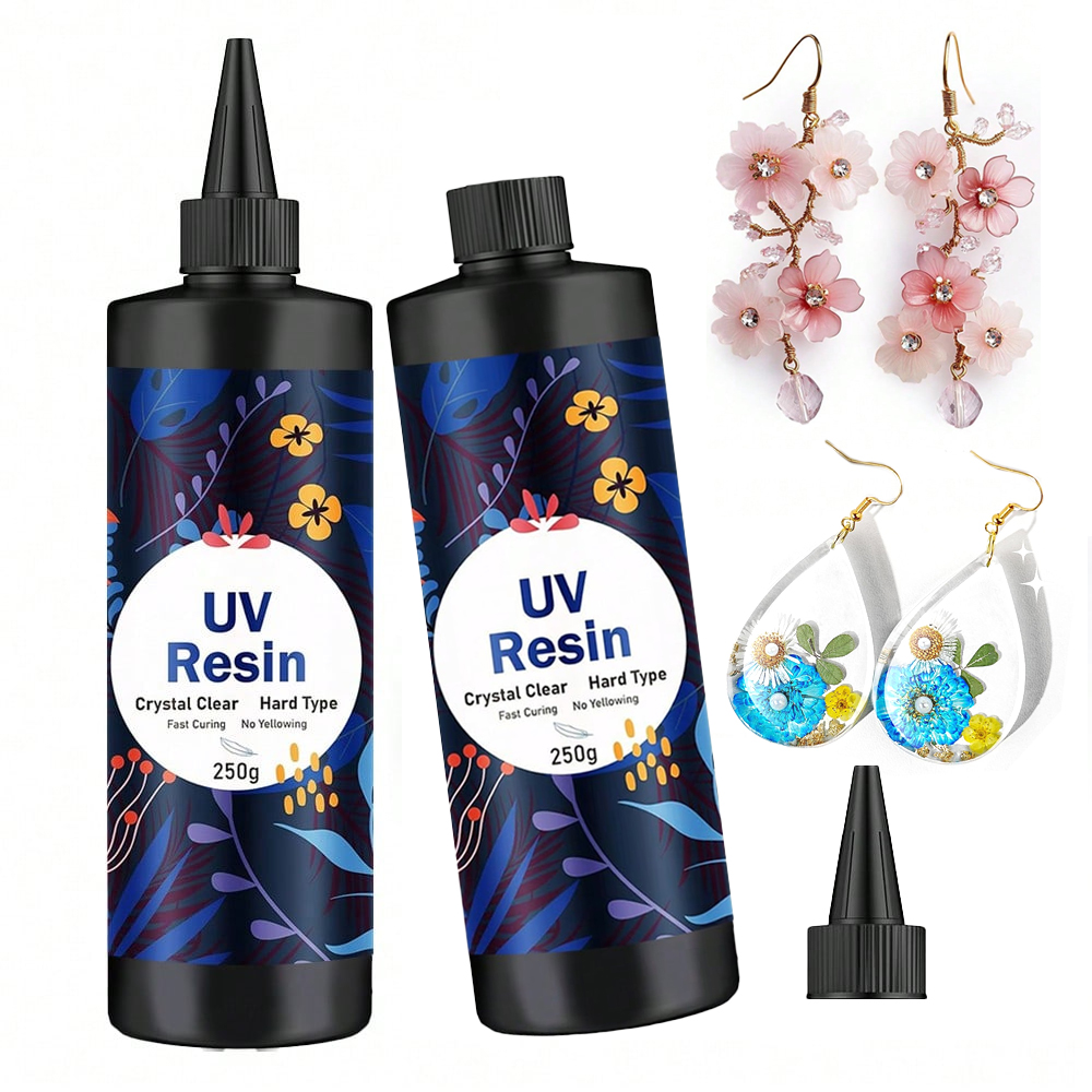Uv Resin Clear Hard - 250 جم/500 جم من الراتنج الشفاف