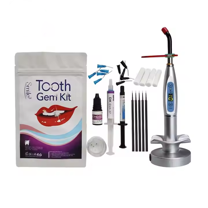 Resin Art Set - طقم احترافي لتزيين الأسنان بالجواهر مع