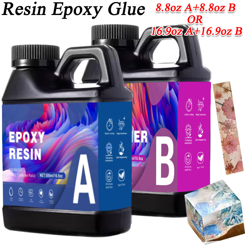 Resin Art Epoxy - 17.6 أوقية/33.8 أوقية AB الراتنج الايبوكسي