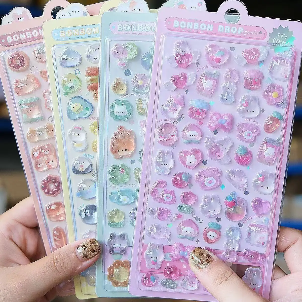 Resin Art Phone Case - ملصقات كاواي ثلاثية الأبعاد من الراتنج