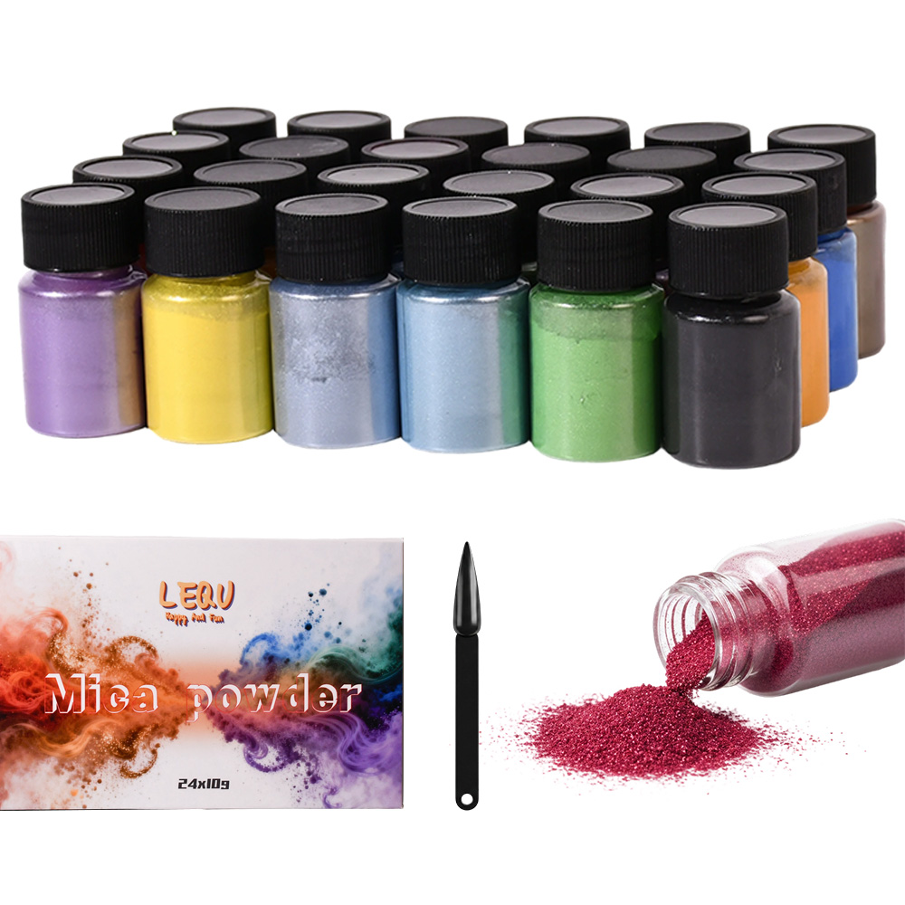 Resin Color Paste - مسحوق ميكا متغير اللون بـ 24