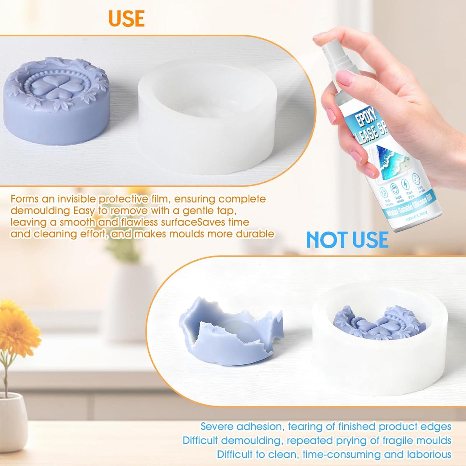 رذاذ سيليكون للقوالب، رذاذ إيب - مراجعة Resin Art Workshop وسعره