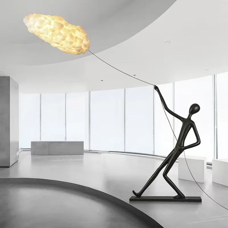 شخصية النحت الراتنج LED مصباح  - مراجعة Resin Art Floor Design وسعره