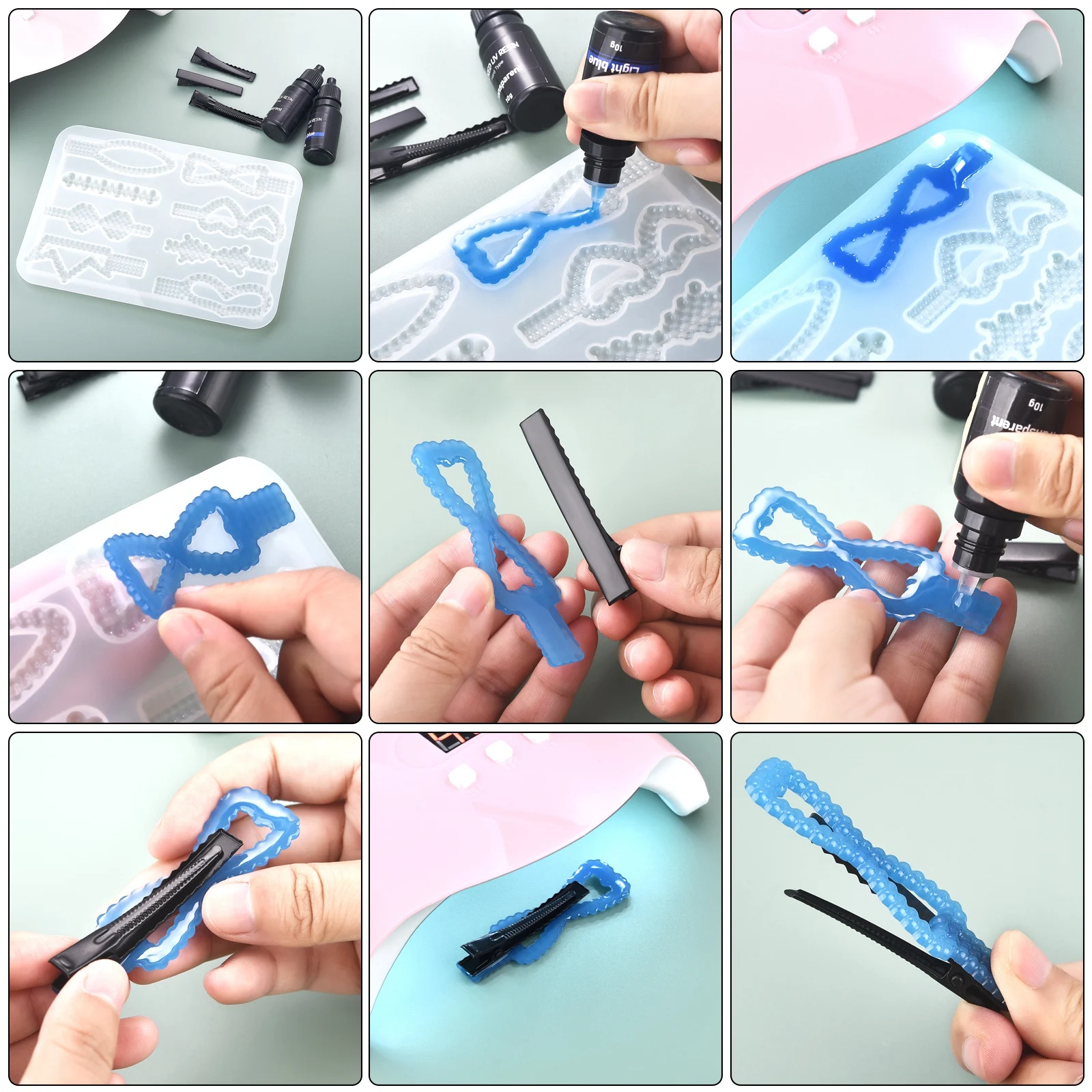17 لون الأشعة فوق البنفسجية ال - مراجعة Resin Art Epoxy وسعره