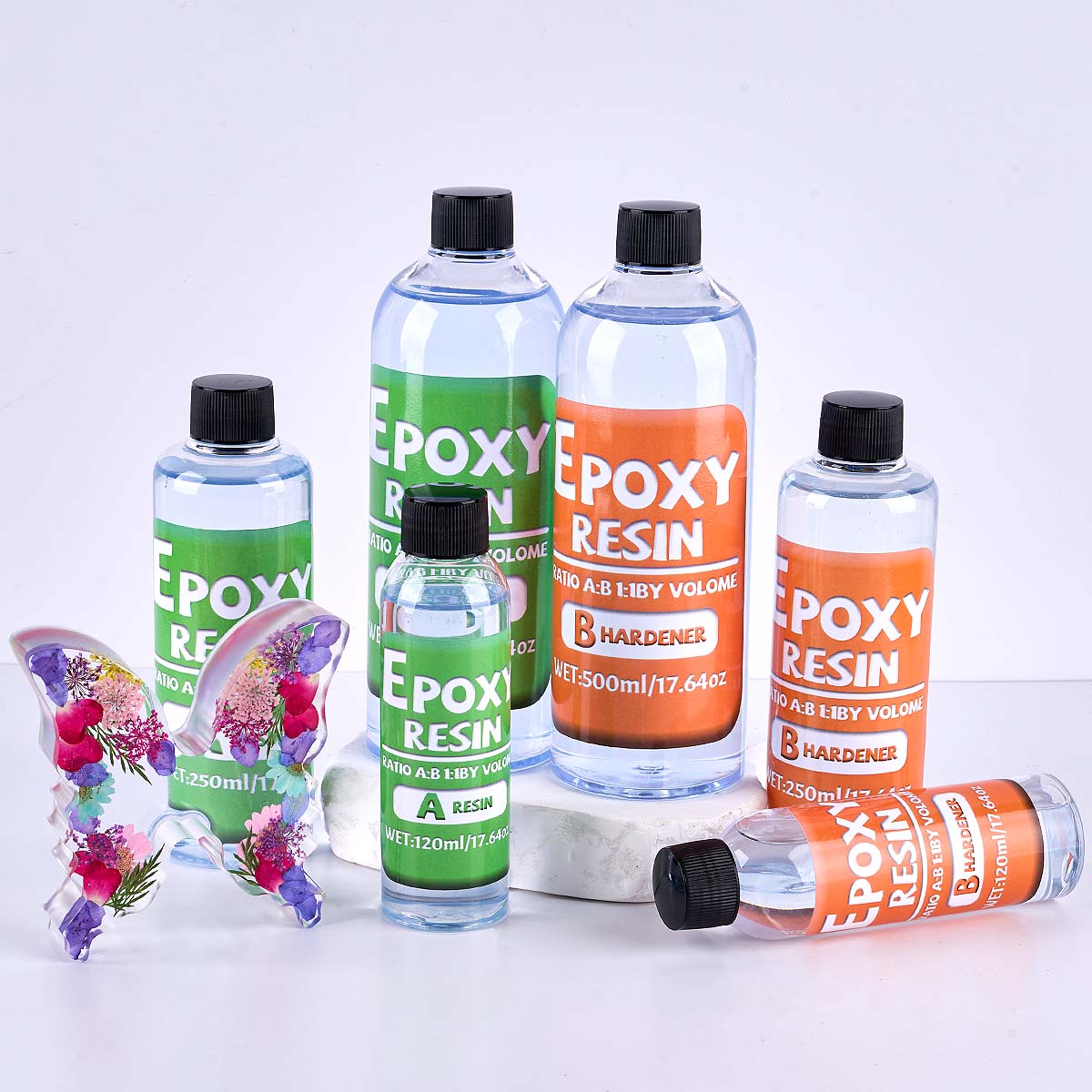 1:1 نسبة الايبوكسي الراتنج عدة - مراجعة Resin Art Epoxy وسعره