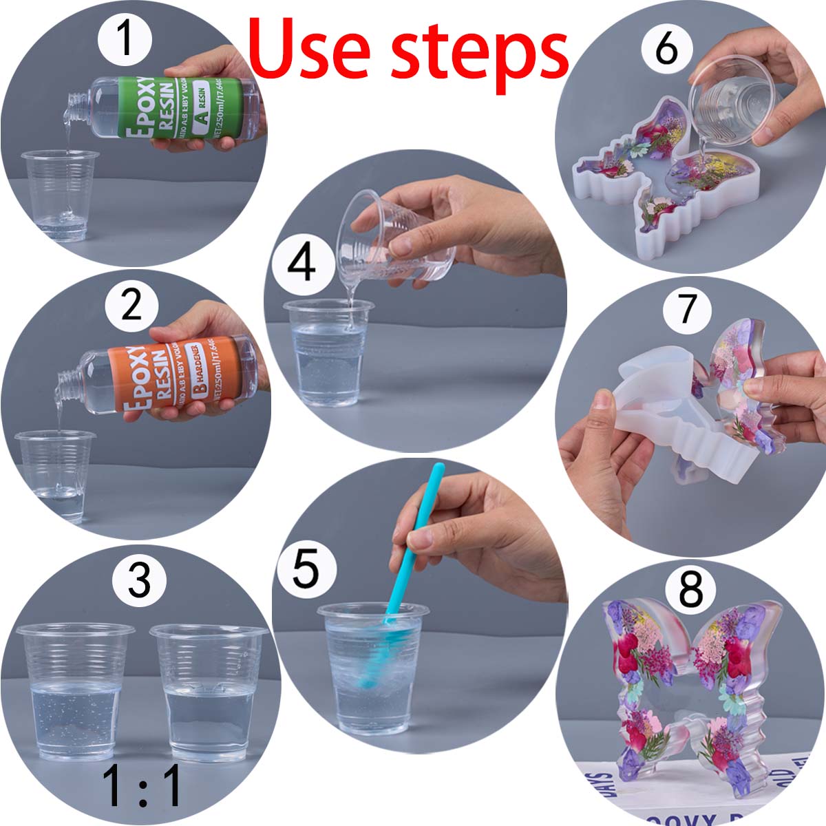 1:1 نسبة الايبوكسي الراتنج عدة - مراجعة Resin Art Epoxy وسعره
