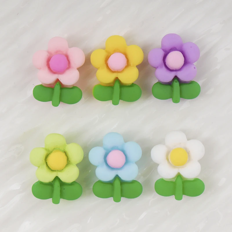 20/100 قطعة الزهور الصغيرة DIY - مراجعة Resin Art Earrings Material وسعره