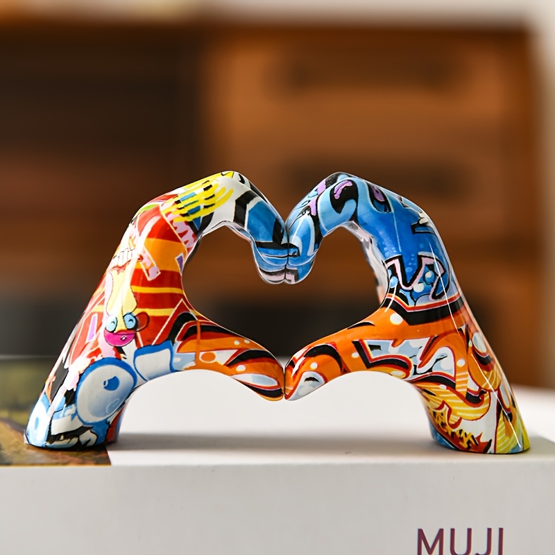 لوحة فنية ملونة على شكل قلب مخ - مراجعة Resin Art Gift For Birthday وسعره