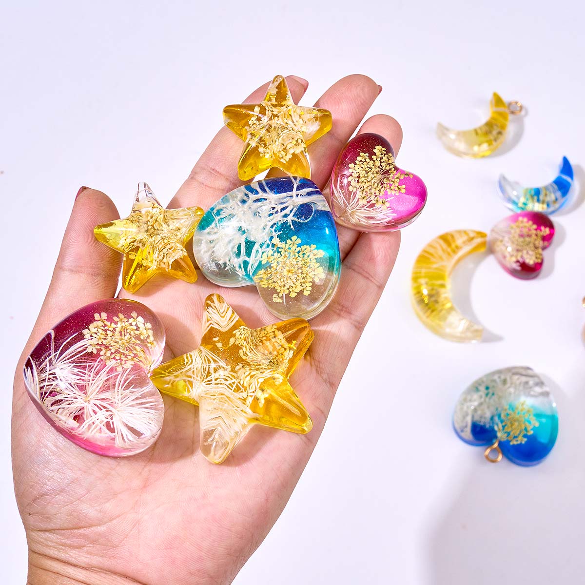 قالب سيليكون على شكل قلب ونجمة - مراجعة Resin Art Epoxy وسعره