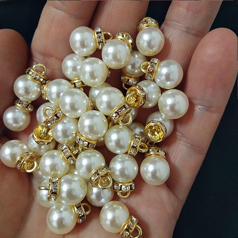 30 قطعة قلادة الماس اللؤلؤ الم - مراجعة Resin Art For Anniversary Gift وسعره