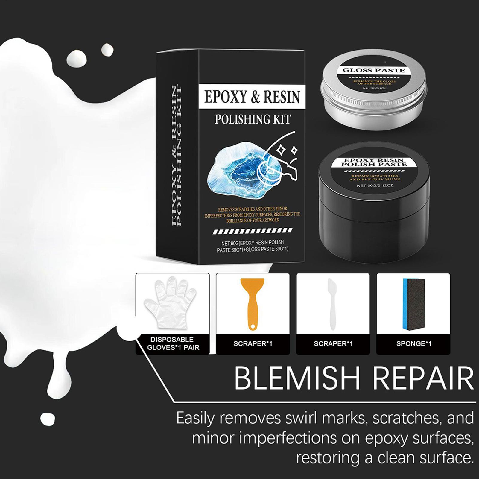 طقم تلميع الراتنج الإيبوكسي -  - مراجعة Resin Art Epoxy وسعره