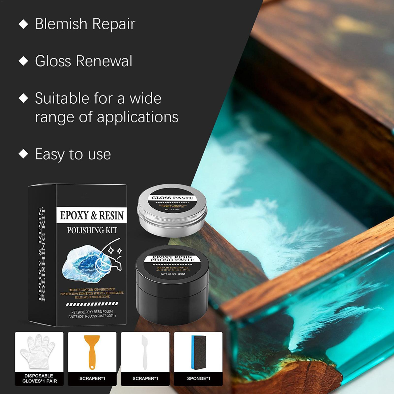 طقم تلميع الراتنج الإيبوكسي -  - مراجعة Resin Art Epoxy وسعره