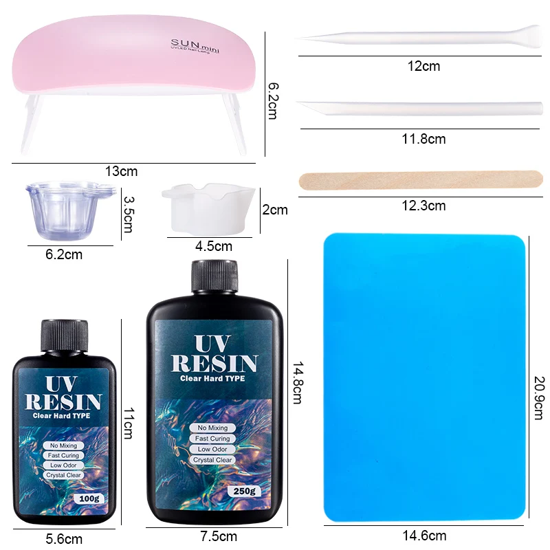 مجموعة غراء راتينج الأشعة فوق  - مراجعة Uv Resin Clear Hard وسعره