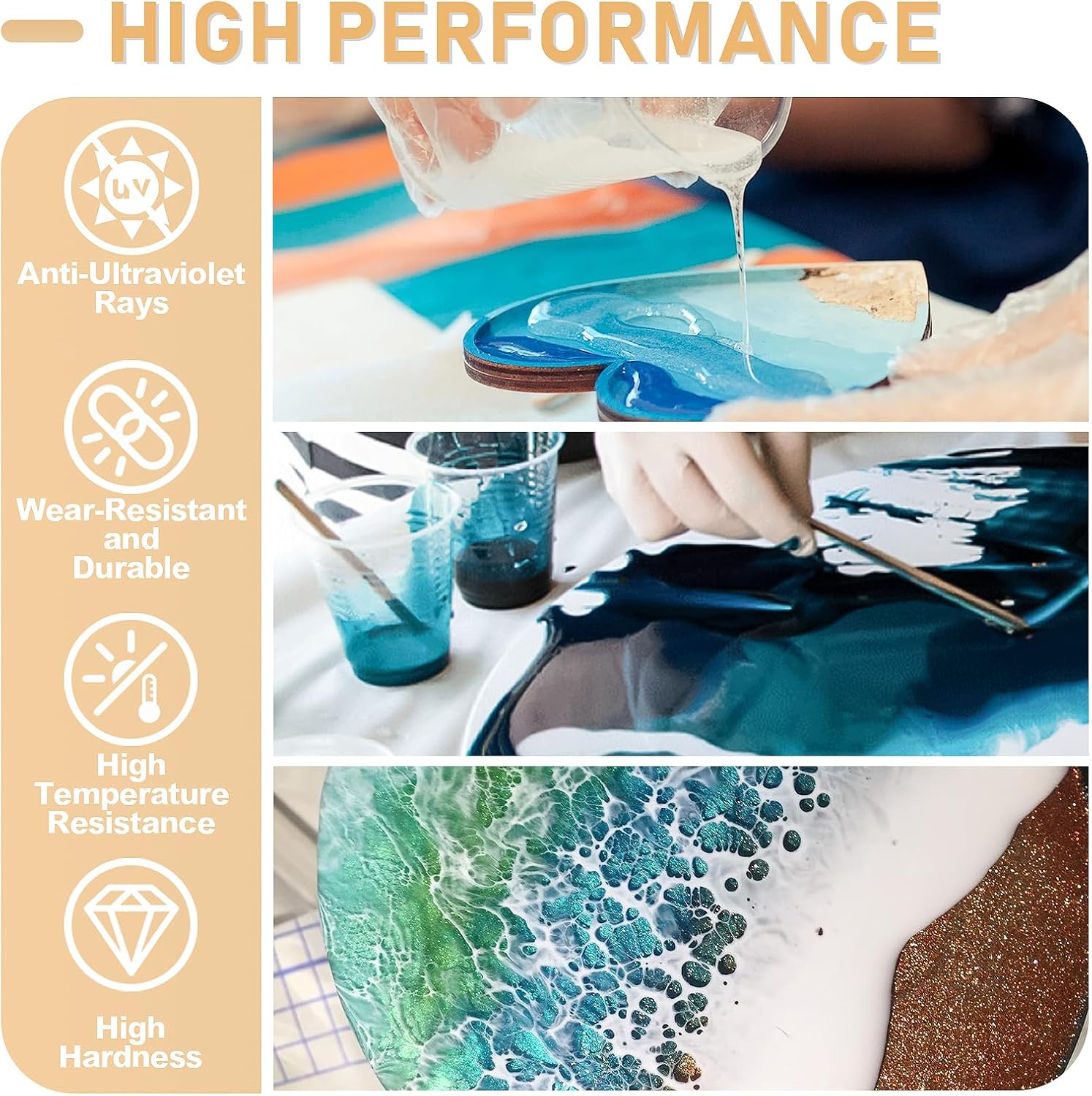 17.6 أوقية/33.8 أوقية AB الرات - مراجعة Resin Art Epoxy وسعره