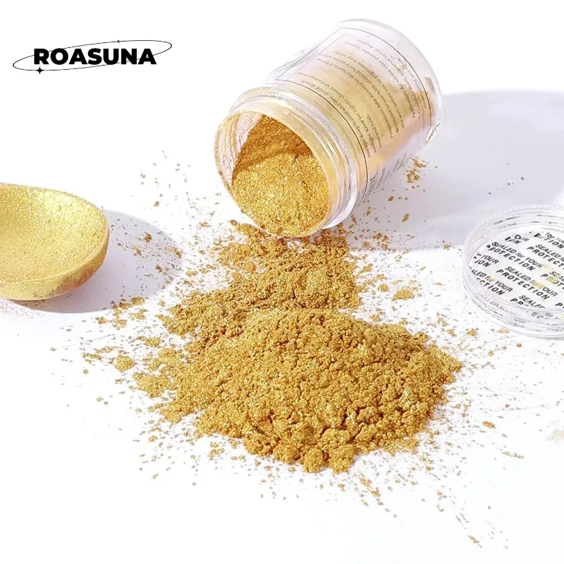 24 لون مسحوق اللؤلؤ الميكا لرا - مراجعة Resin Color Paste وسعره