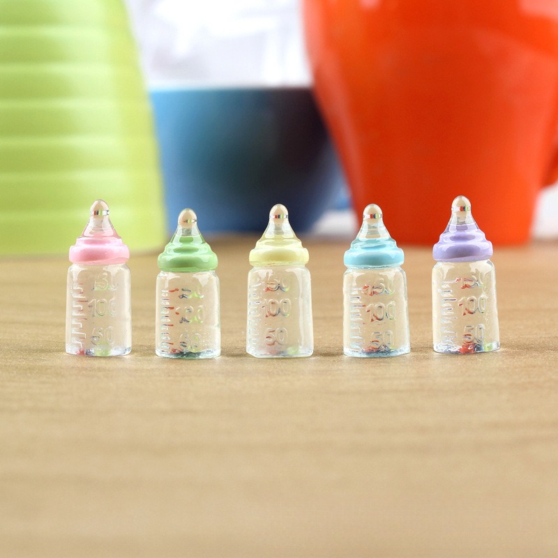 WFFNKC-زجاجة محاكاة كرتونية ،  - مراجعة Resin Art Earrings Material وسعره