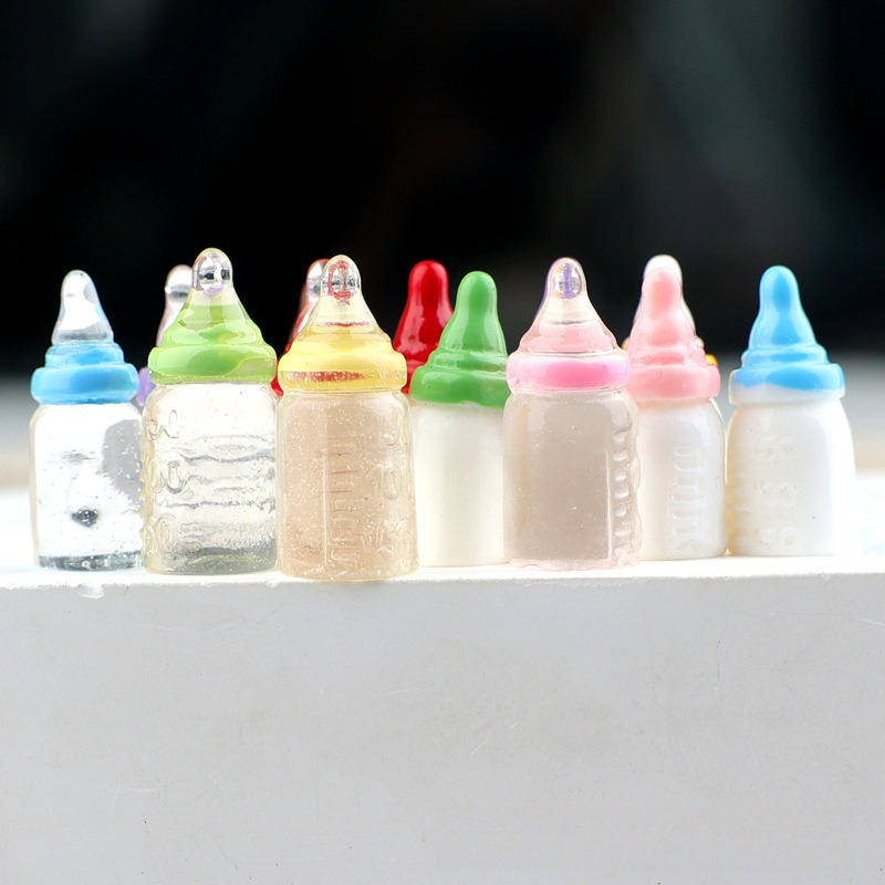 WFFNKC-زجاجة محاكاة كرتونية ،  - مراجعة Resin Art Earrings Material وسعره