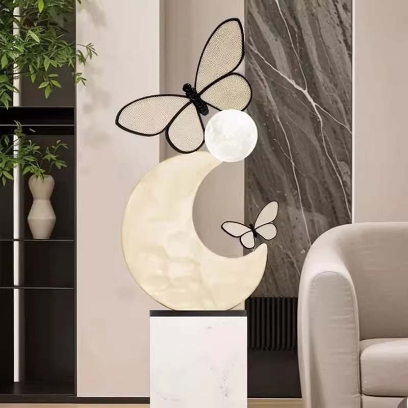 الحديثة الفاخرة الراتنج فراشة  - مراجعة Resin Art Floor Design وسعره