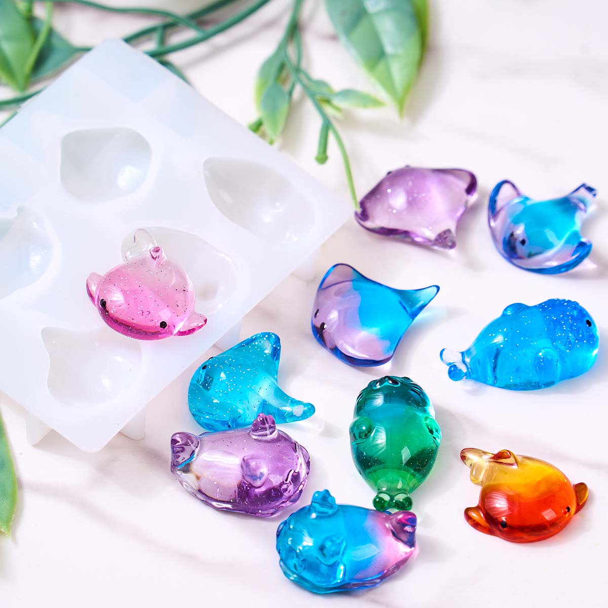 قالب سيليكون ثلاثي الأبعاد بتص - مراجعة Resin Art Epoxy وسعره