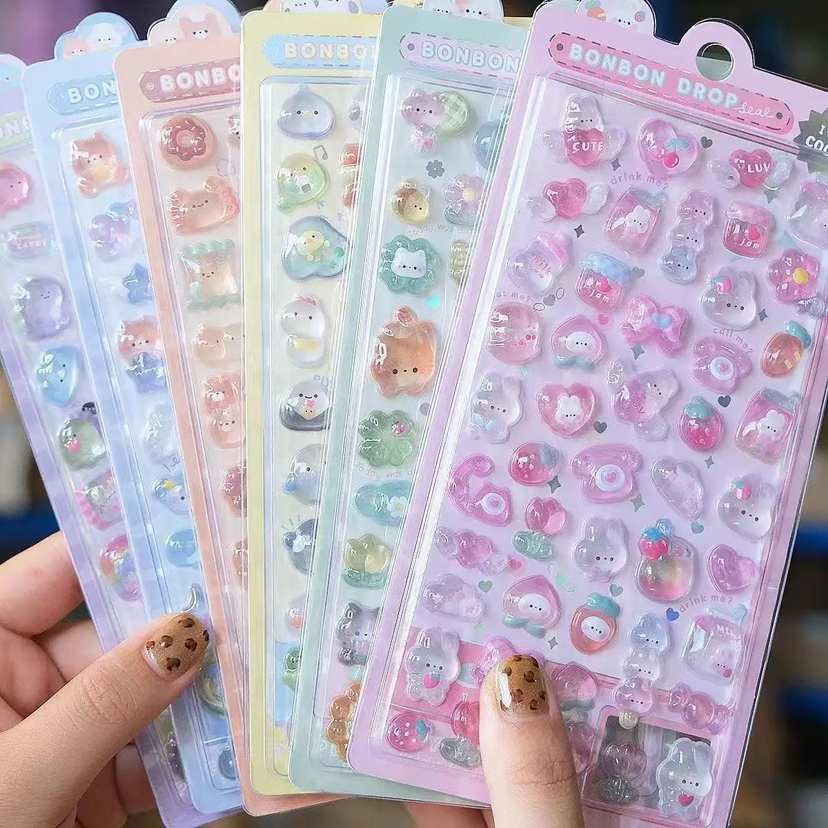 ملصقات كاواي ثلاثية الأبعاد من - مراجعة Resin Art Phone Case وسعره