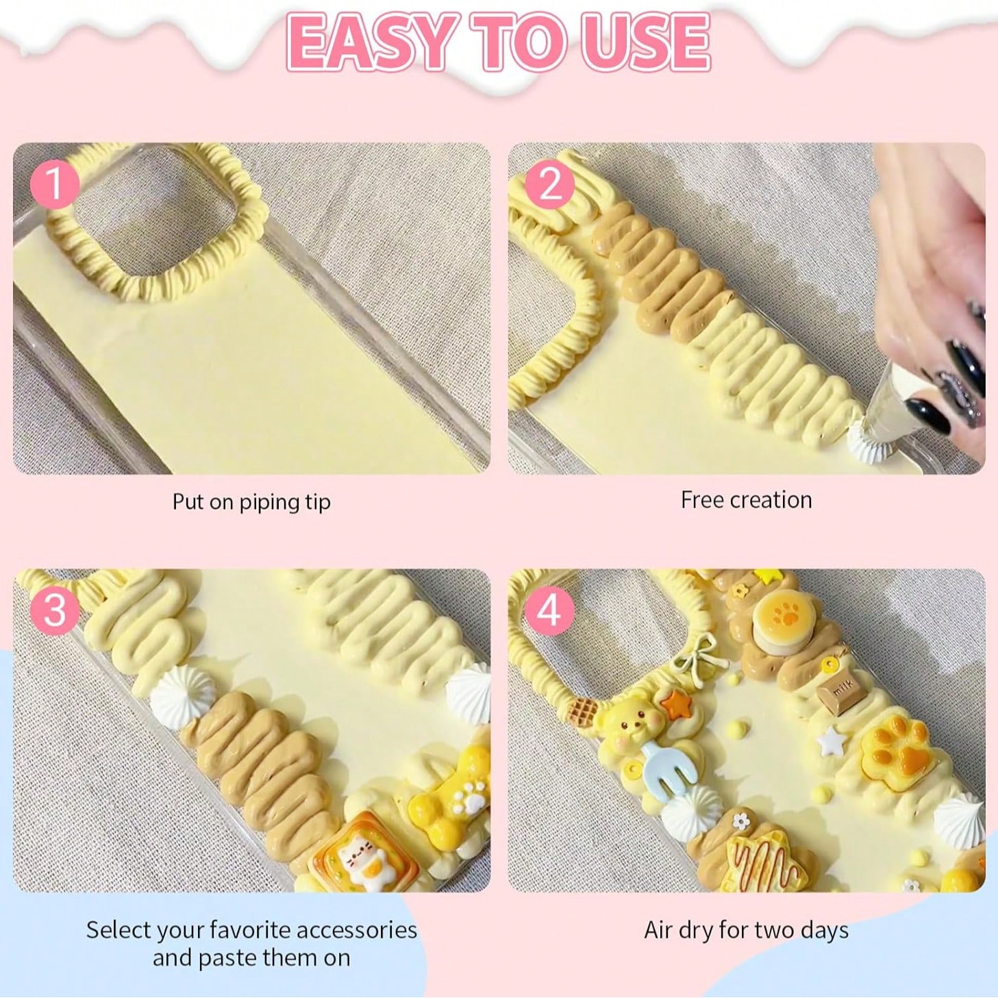 سلسلة ألوان متعددة (50 مل لكل  - مراجعة Resin Art Phone Case وسعره