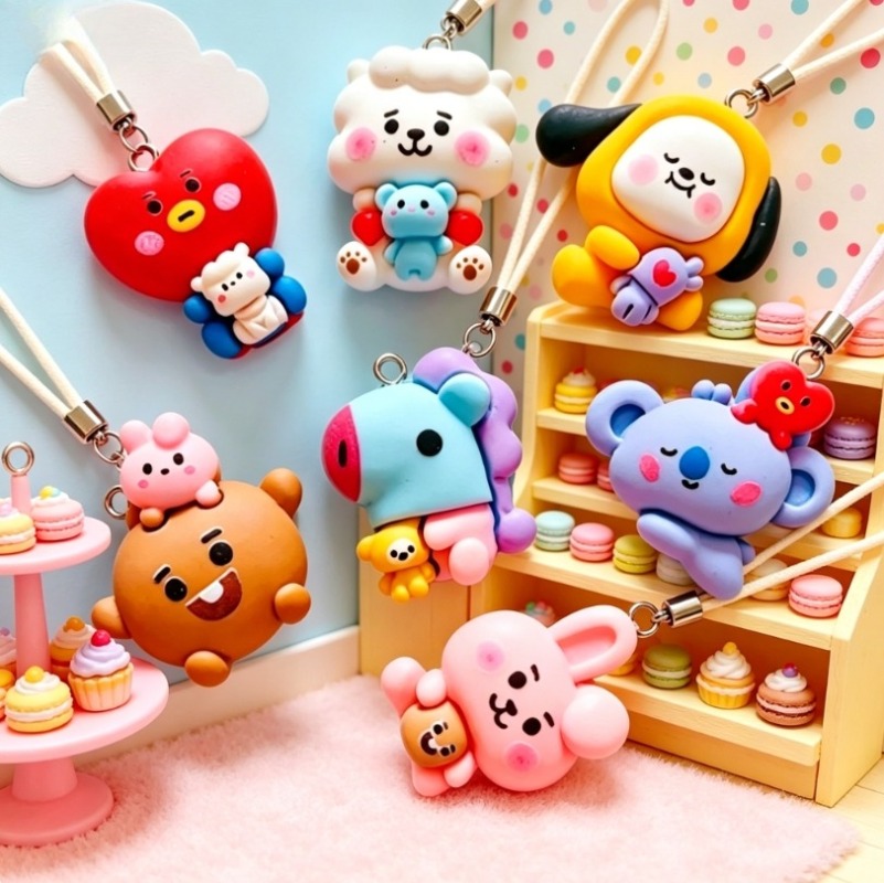 7 قطع من إكسسوارات BT21 الكرتو - مراجعة Resin Art Notes وسعره