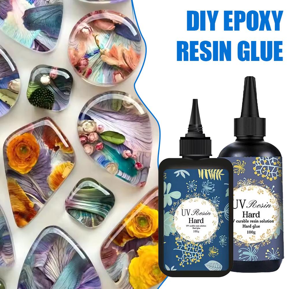 1/2 قطعة راتنج صلب شفاف للغاية - مراجعة Uv Resin Clear Hard وسعره