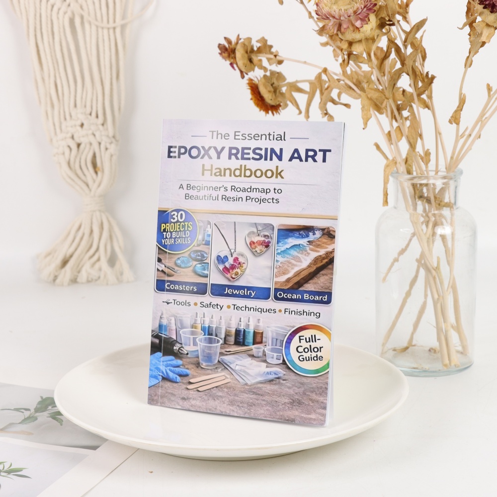 كتاب فن الإيبوكسي للحرف اليدوي - مراجعة Resin Art Guide Free وسعره
