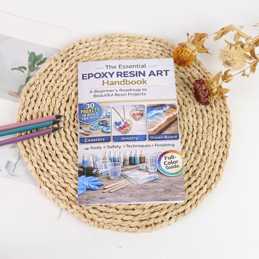 كتاب فن الإيبوكسي للحرف اليدوي - مراجعة Resin Art Guide Free وسعره