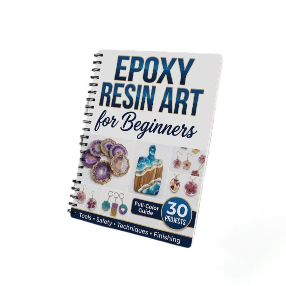 دليل فن الإيبوكسي خطوة بخطوة م - مراجعة Resin Art Guide Free وسعره