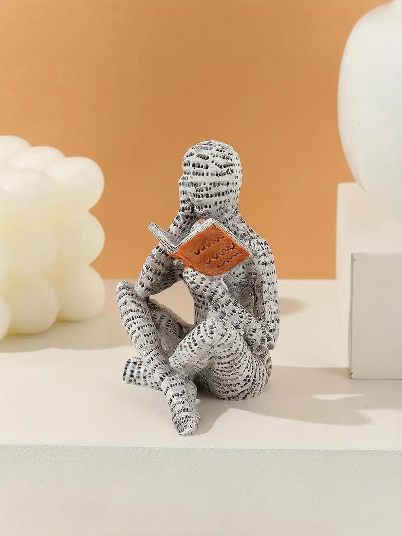 تزيين مع تماثيل فنية لللب، وقط - مراجعة Resin Art For Anniversary Gift وسعره