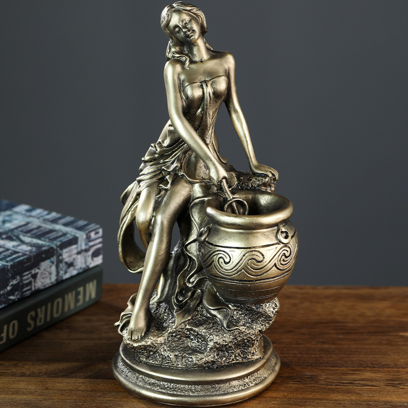 تمثال إلهة يونانية مصنوع يدويً - مراجعة Resin Art For Anniversary Gift وسعره