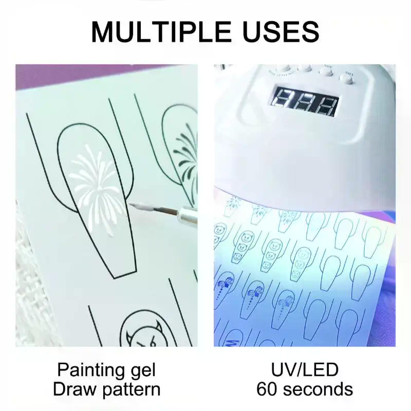 ورق تدريب على فن الأظافر، قالب - مراجعة Resin Art Guide Free وسعره