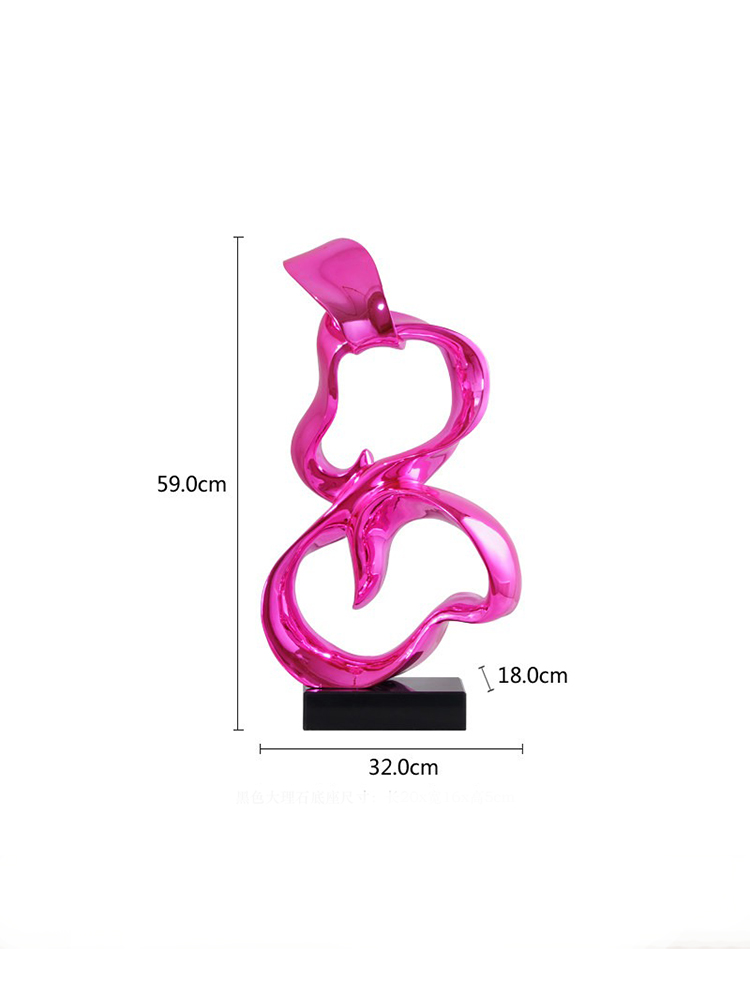تمثال فني تجريدي مطلي كهربائيا - مراجعة Resin Art For Anniversary Gift وسعره