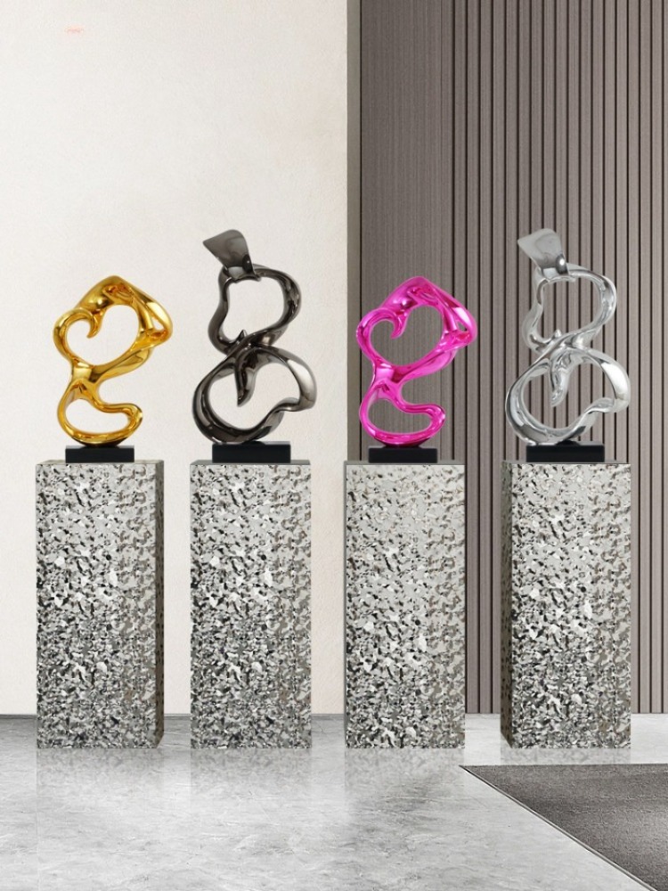 تمثال فني تجريدي مطلي كهربائيا - مراجعة Resin Art For Anniversary Gift وسعره