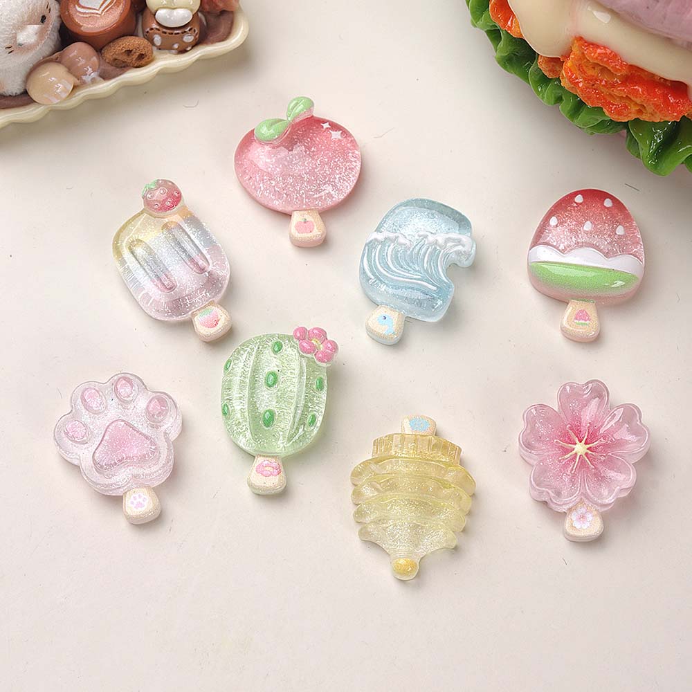 10 قطع من زينة الراتنج الشفافة - مراجعة Resin Art Phone Case وسعره